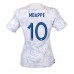 Cheap France Kylian Mbappe #10 Away Football Shirt Women World Cup 2022 Short Sleeve